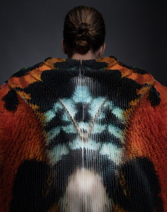 Image of model wearing 3D printed jacket