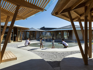 Muku Nursery, by Takaharu Tezuka + Yui Tezuka + Kenta Yano / TEZUKA ARCHITECTS; photo by Katsuhisa Kida/FOTOTECA