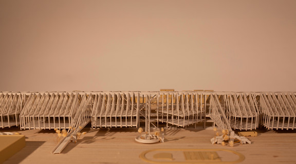 Collaborative project by Nabil Davidson and Zirui Wang [both MArch '26] for Leon Rost's Winter 2026 Advanced Topics Studio, 'Social Infrastructure: Reconnecting the Fragmented City'