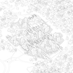 Axon View of Master Plan