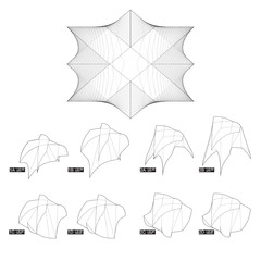 Taxonometric diagram not drawn to scale.