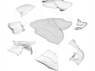 Exploded fragment diagram not drawn to scale.