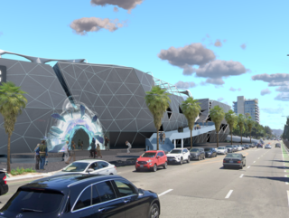 Exterior Perspective -Santa Monica Blvd Side